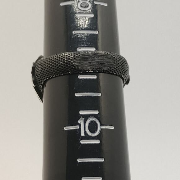 Sterling Silver Matt Black Eagle Ring sz 9 - Picture 6 of 6